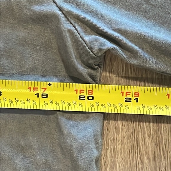 Easel Women’s Shirt Medium Grey Sun Washed Distressed Boho Oversized Longline - Picture 12 of 14